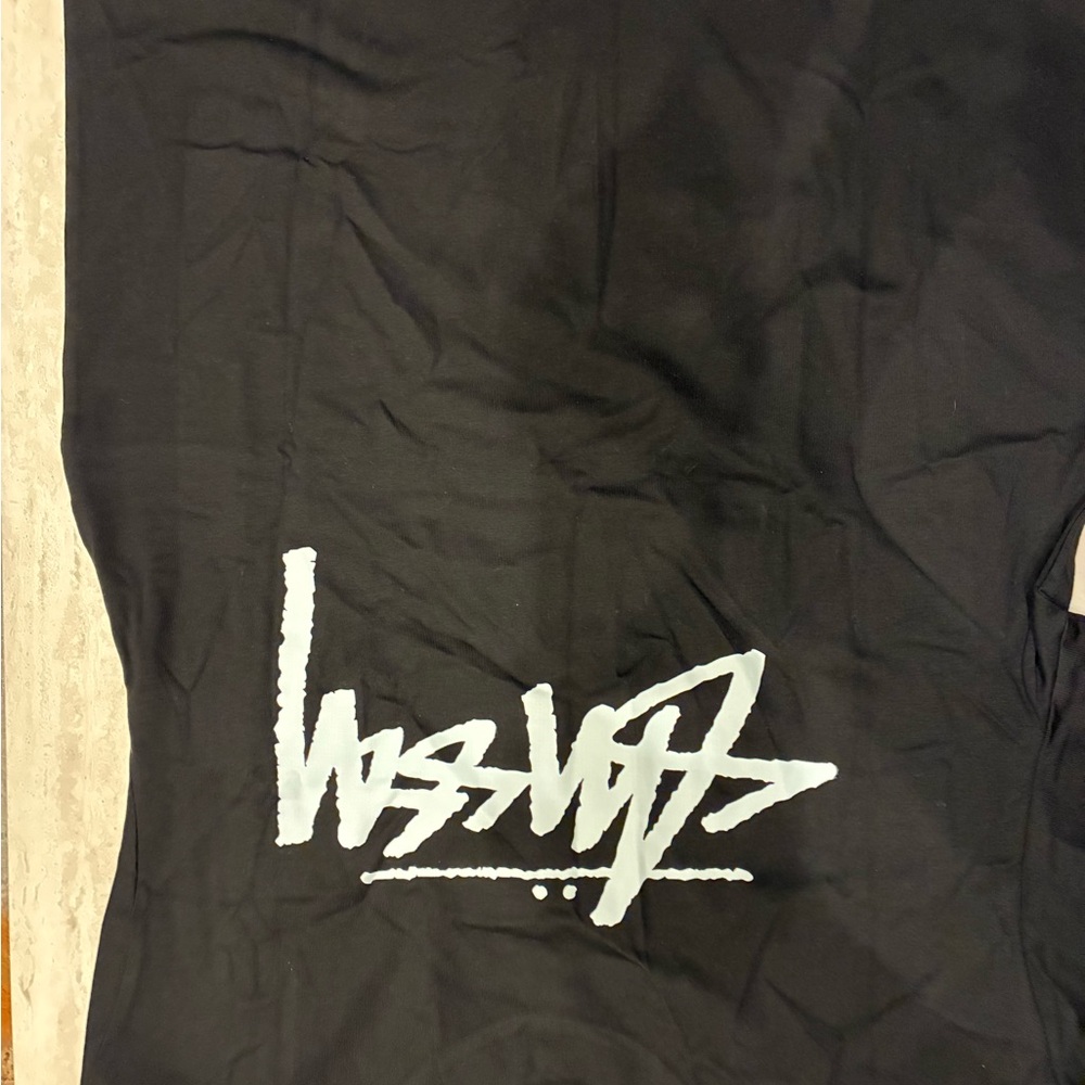 Black stuzzy shirt